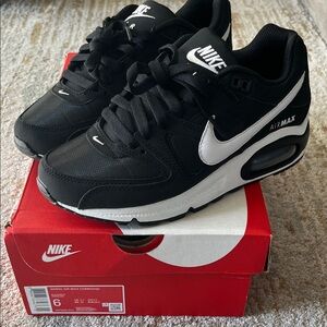 Nike Air Max Black and White Athletic Shoes